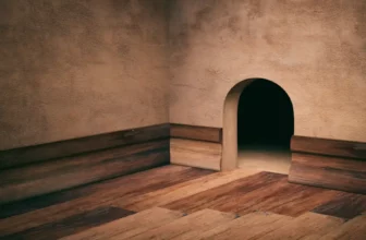 Mauseloch in der Hauswand