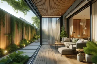 terrasse gestalten sichtschutz