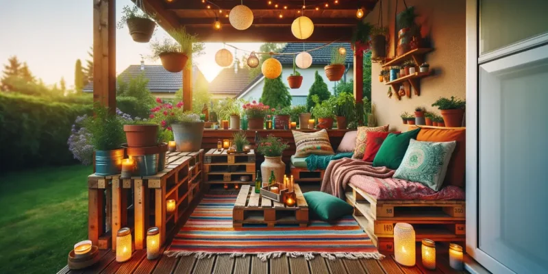 Terrasse gestalten mit wenig Geld: Kreative und günstige Ideen