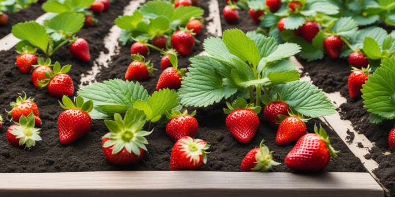 Entdecke den idealen Pflanzabstand für Erdbeeren im Garten